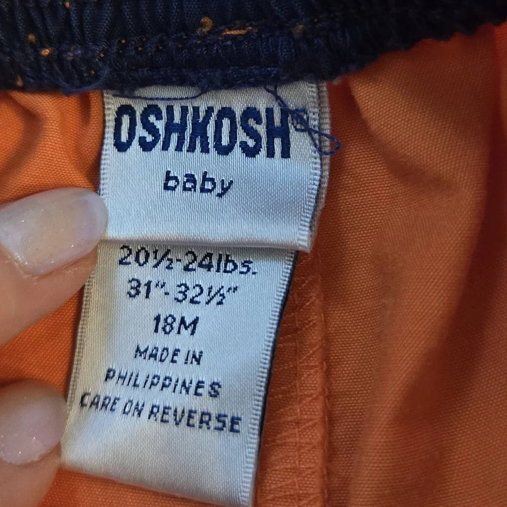 Vintage Y2k Oshkosh B'gosh Orange Shorts